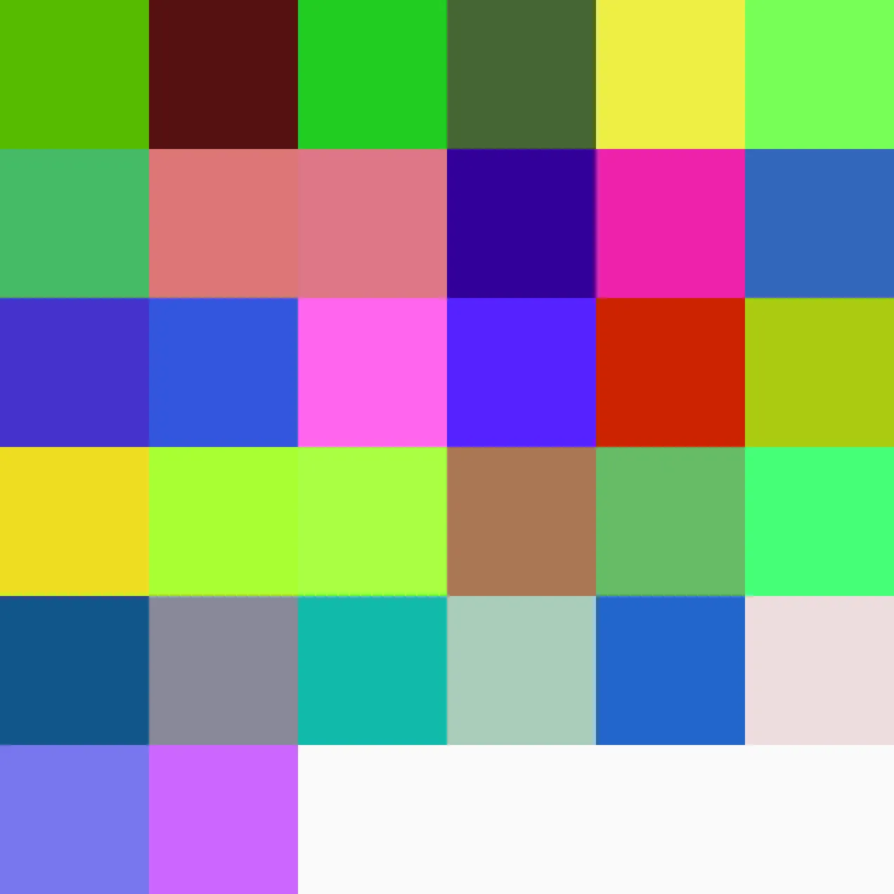 Colorful delivery color matrix